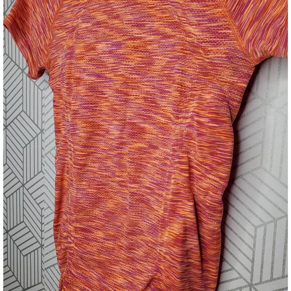 Athleta Fastest Track Pop Pink and Orange Top XS - Picture 4 of 10